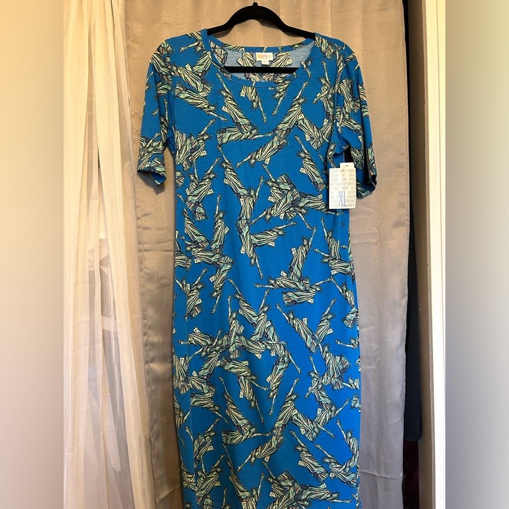 statue of liberty lularoe dress